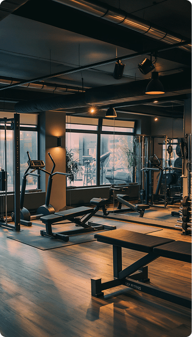 Elite Fitness Club training floor